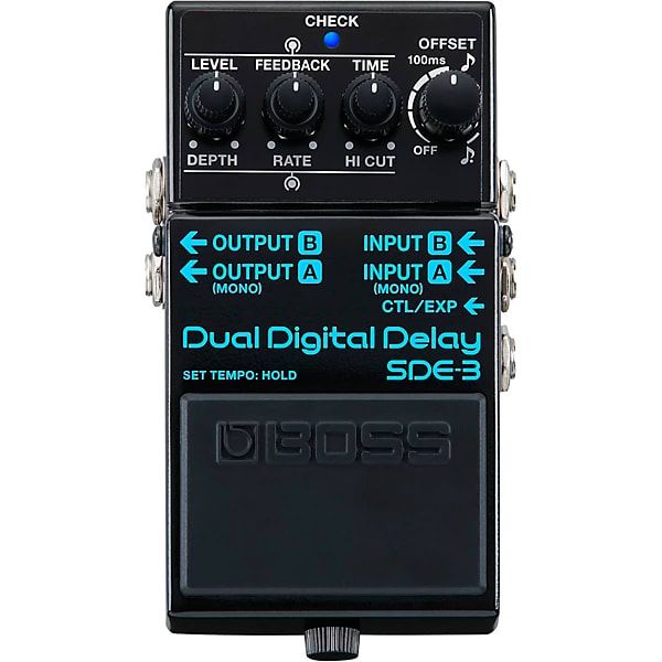 Boss SDE-3 Dual Digital Delay - Black