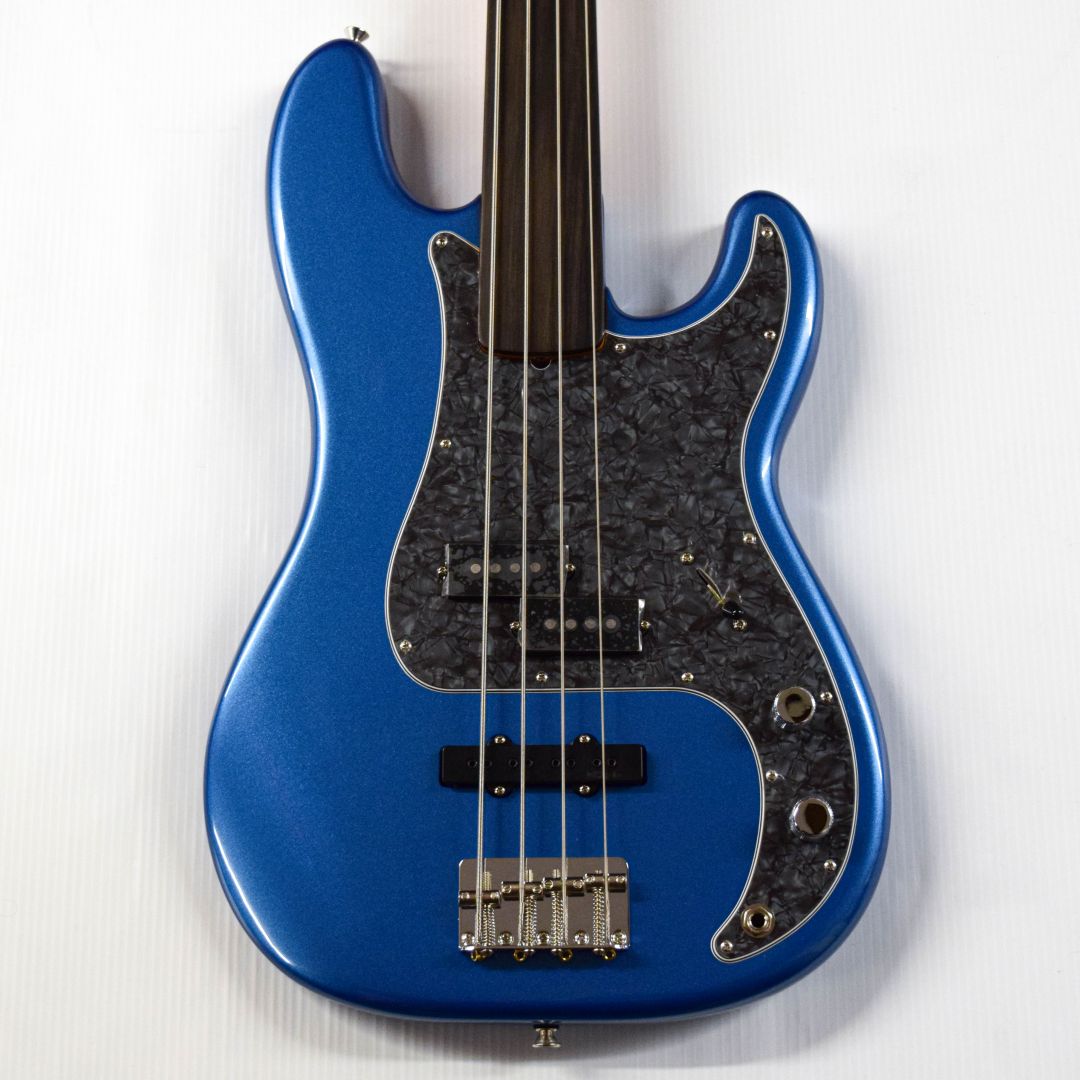 Fender Artist Series Tony Franklin Fretless Precision Bass - Lake Placid Blue