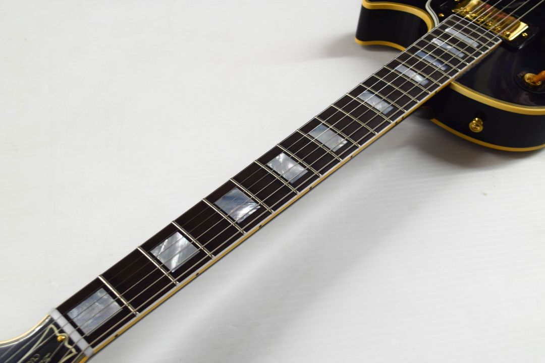 Gibson Custom 1957 Les Paul Custom Reissue Electric Guitar - Ebony, VOS, 2 Pickups - Image 8