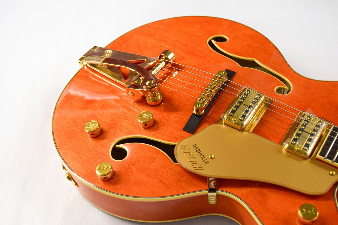 Gretsch Synchromatic Nashville Hollow-Body - '50s Orange Stain - Image 6