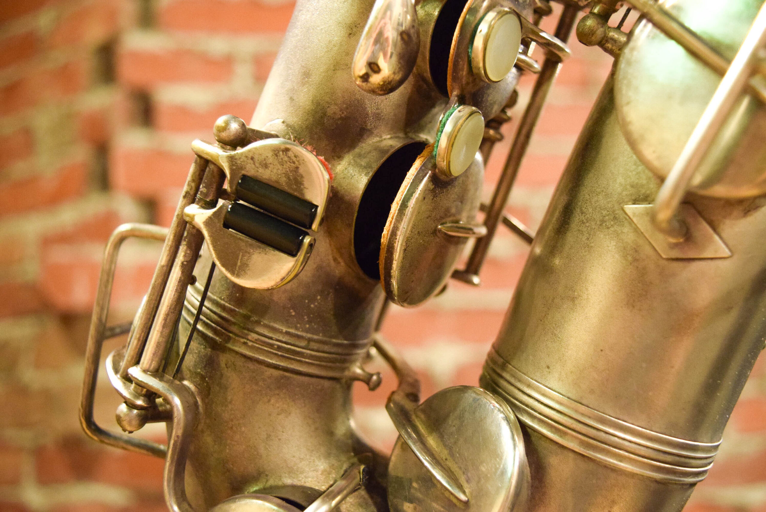 Elkhart "The Elkhart" Silverplated Saxophone 1924-1927 - Image 7