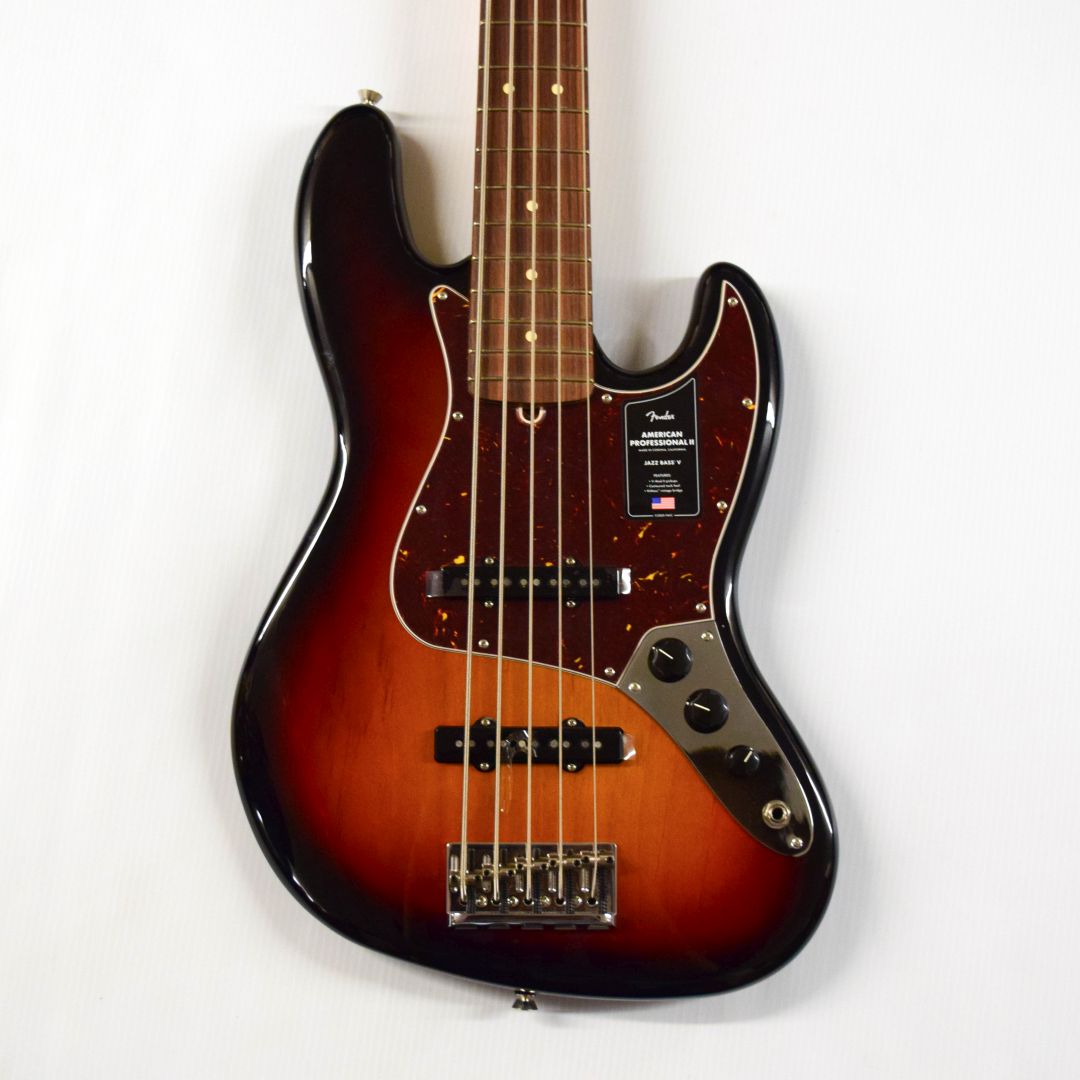 Fender American Professional II Jazz Bass V - 3-Color Sunburst