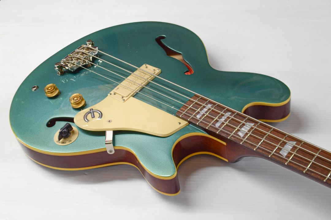 Epiphone Jack Casady Signature Bass with Laurel Fretboard - Faded Pelham Blue - Image 4