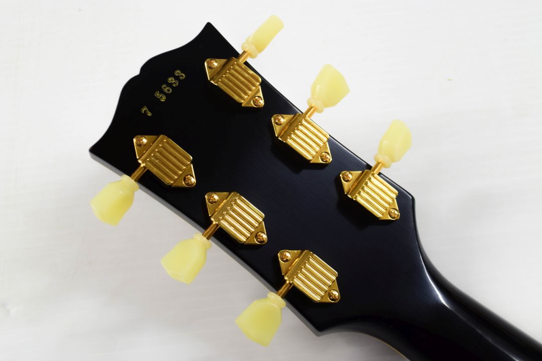 Gibson Custom 1957 Les Paul Custom Reissue Electric Guitar - Ebony, VOS, 2 Pickups - Image 11