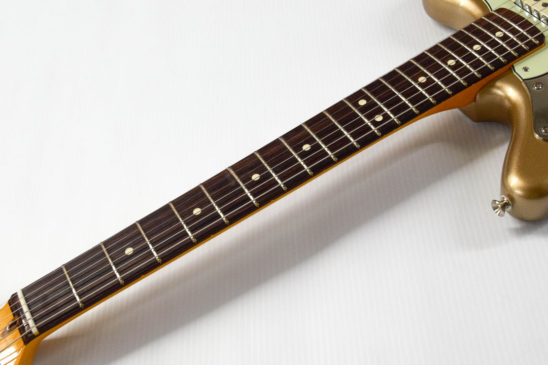 Fender American Professional Classic Jaguar - Faded Firemist Gold - Image 8