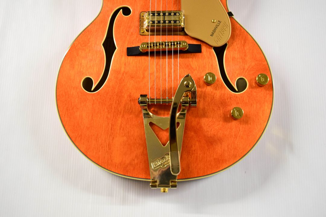 Gretsch Synchromatic Nashville Hollow-Body - '50s Orange Stain - Image 3