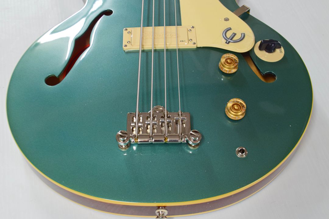Epiphone Jack Casady Signature Bass with Laurel Fretboard - Faded Pelham Blue - Image 3