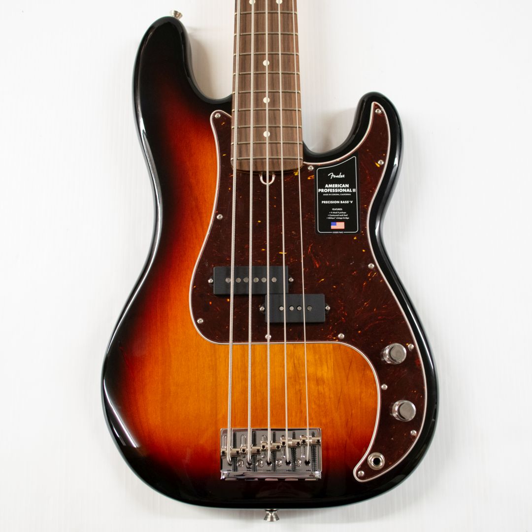 Fender American Professional II Precision Bass V - 3-color Sunburst with Rosewood Fingerboard