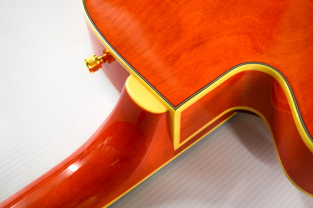 Gretsch Synchromatic Nashville Hollow-Body - '50s Orange Stain - Image 10