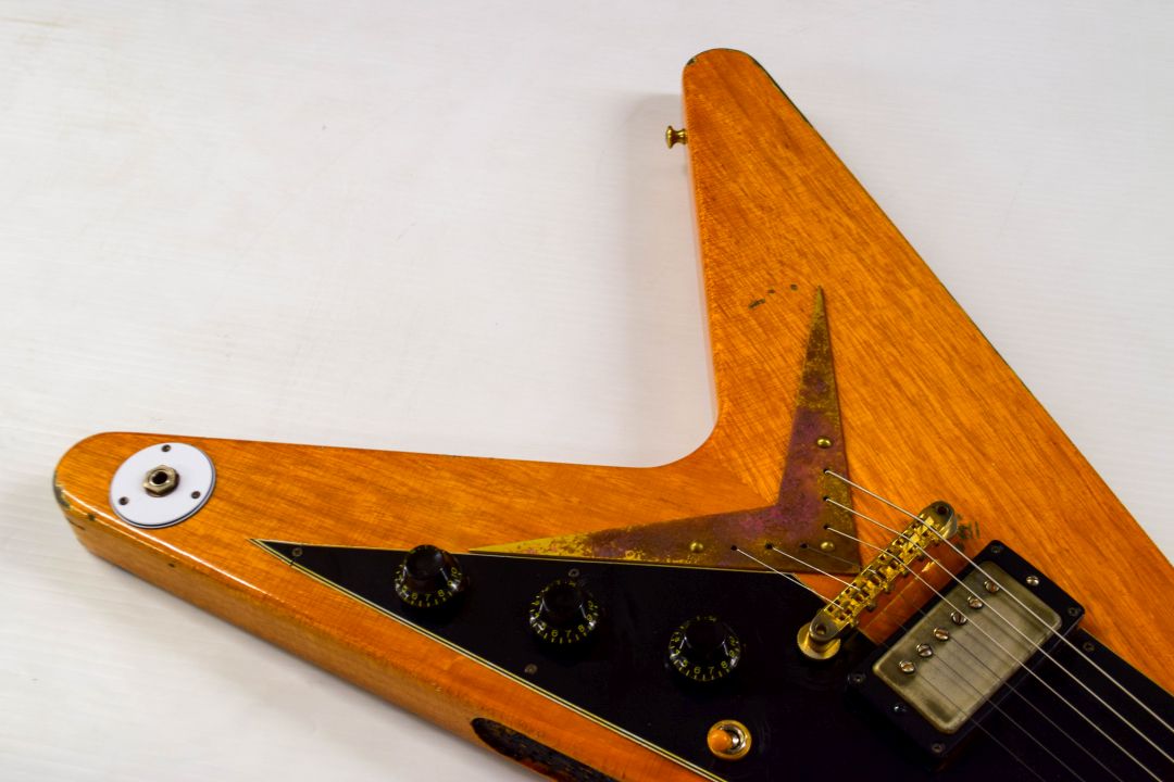 Gibson Joe Bonamassa "Amos" 1958 Flying V Collector's Edition 2025 - Antique Natural - Image 5