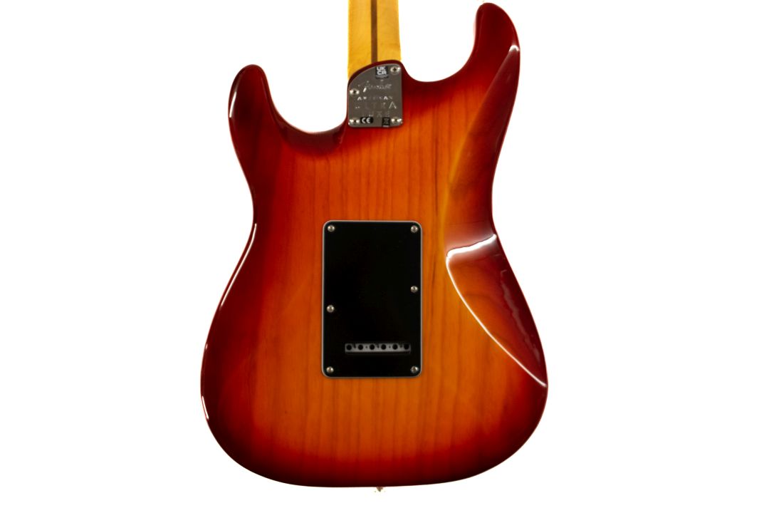 Fender American Ultra Luxe Stratocaster 2021 - Present - Plasma Red Burst - Image 7