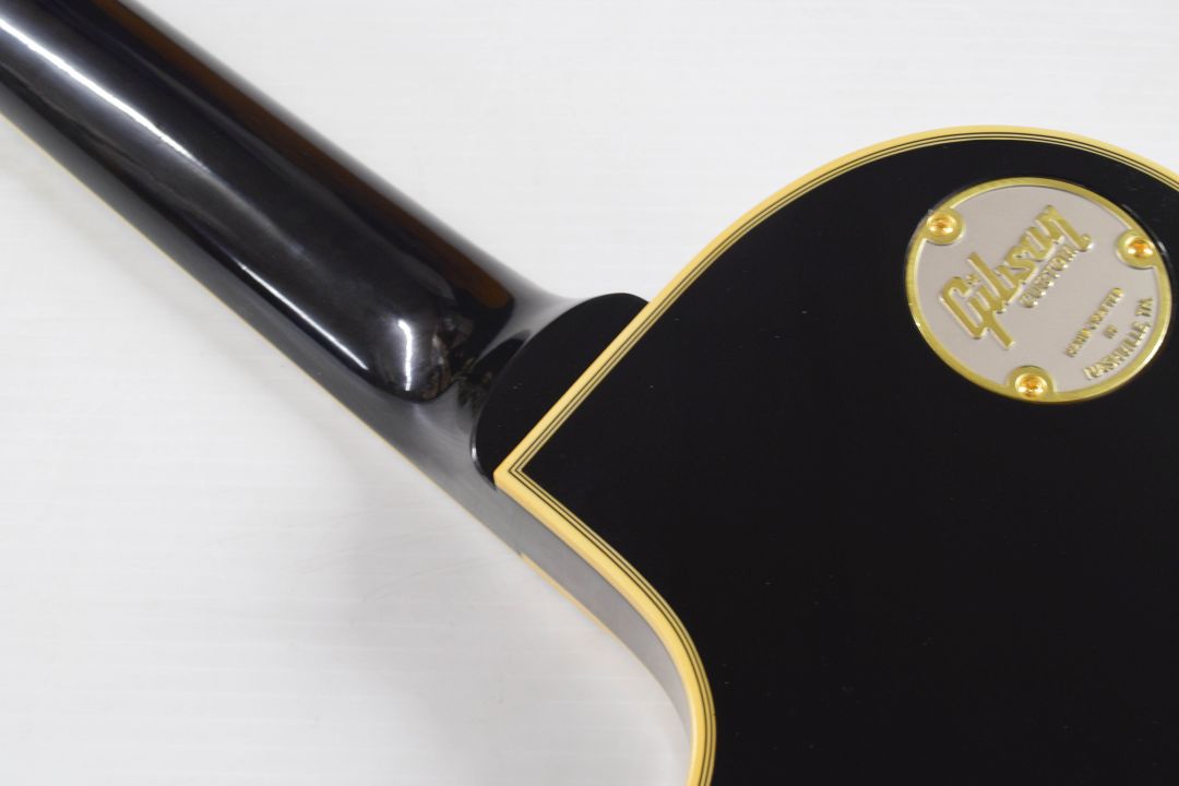 Gibson Custom 1957 Les Paul Custom Reissue Electric Guitar - Ebony, VOS, 2 Pickups - Image 10
