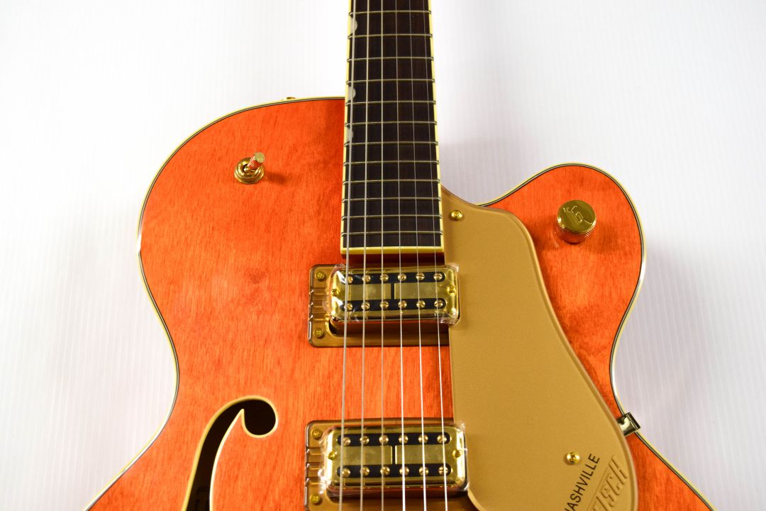Gretsch Synchromatic Nashville Hollow-Body - '50s Orange Stain - Image 2