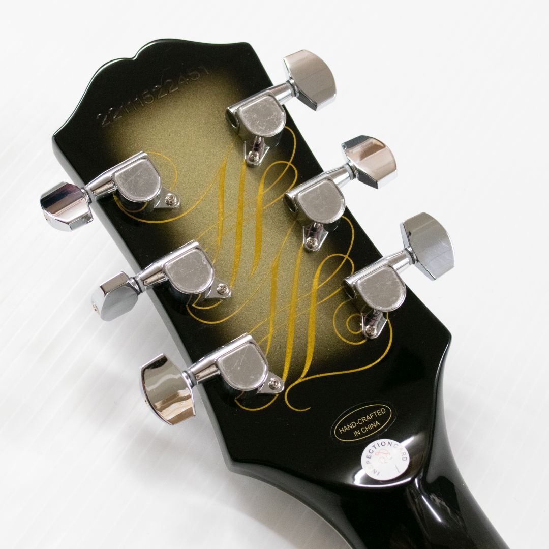 Epiphone Adam Jones Les Paul Custom Art Collection Electric Guitar - Julie Heffernan's "Not Dead Yet," Antique Silverburst - Image 11