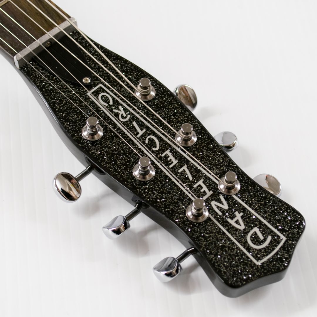 Danelectro Blackout 59 Electric Guitar - Black Metal Flake - Image 8