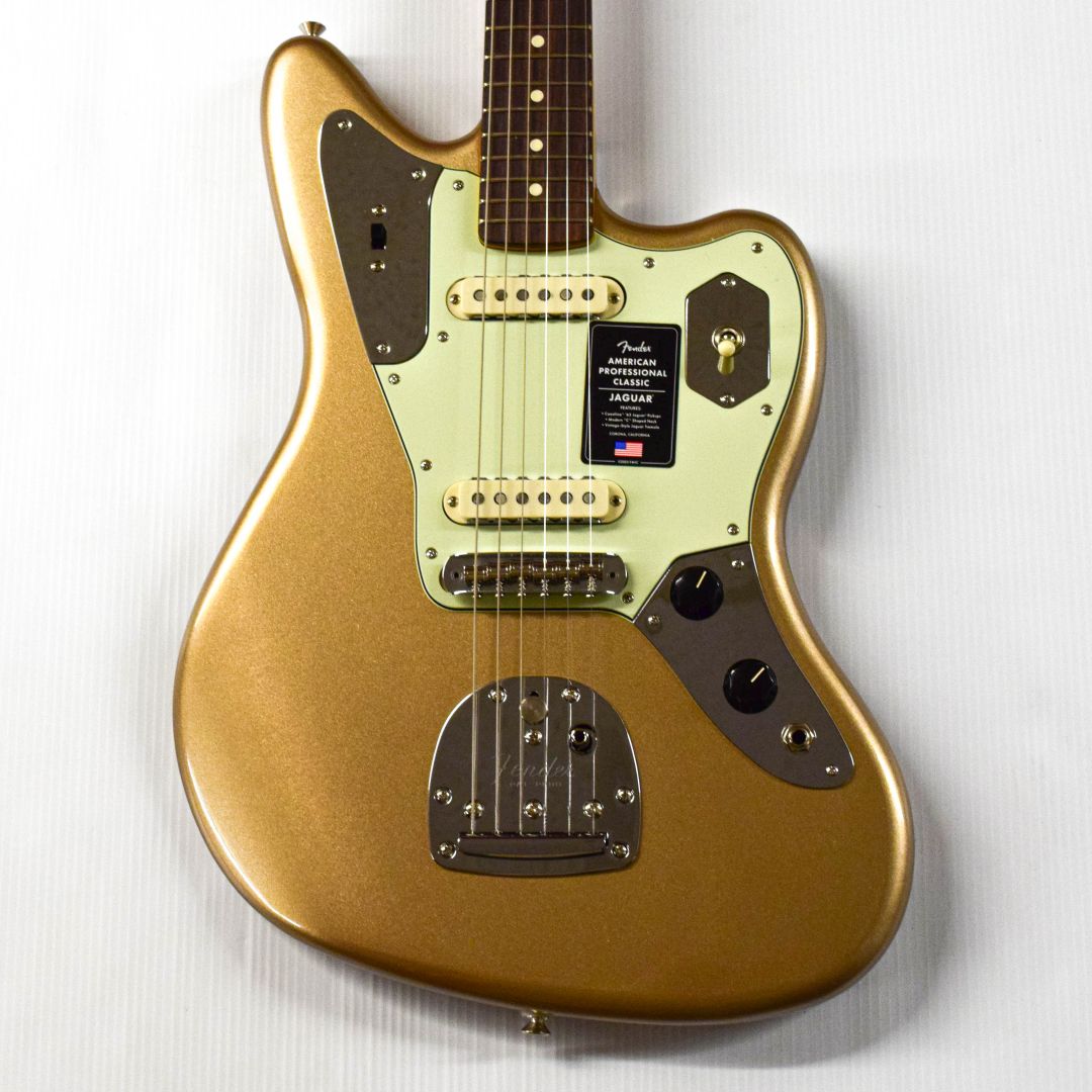 Fender American Professional Classic Jaguar - Faded Firemist Gold