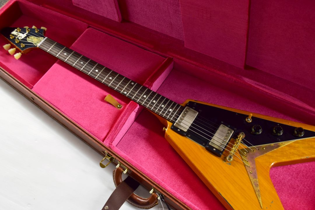 Gibson Joe Bonamassa "Amos" 1958 Flying V Collector's Edition 2025 - Antique Natural - Image 12