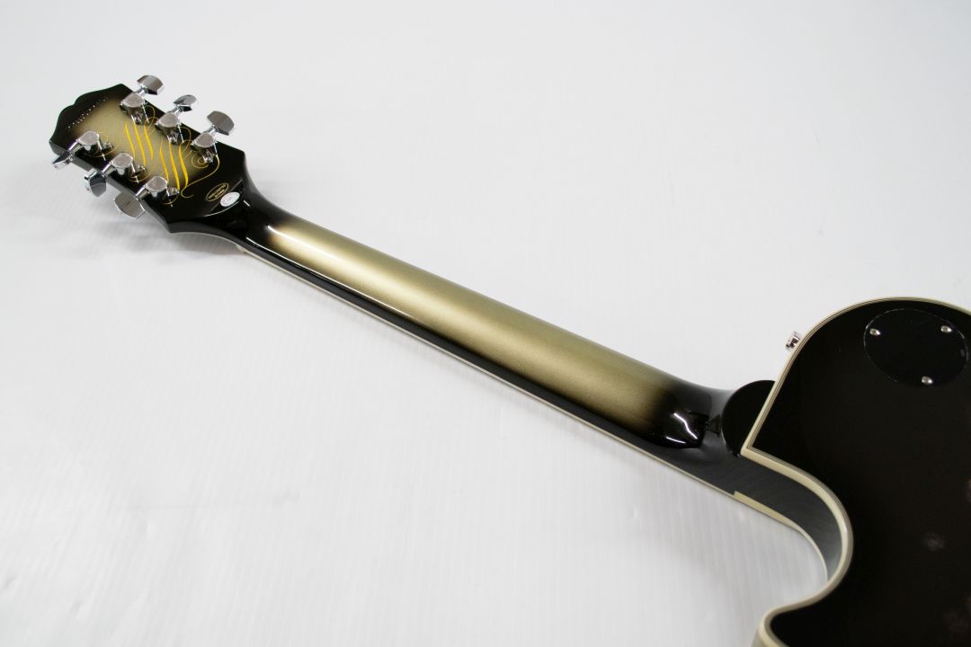 Epiphone Adam Jones Les Paul Custom Art Collection Electric Guitar - Julie Heffernan's "Not Dead Yet," Antique Silverburst - Image 10