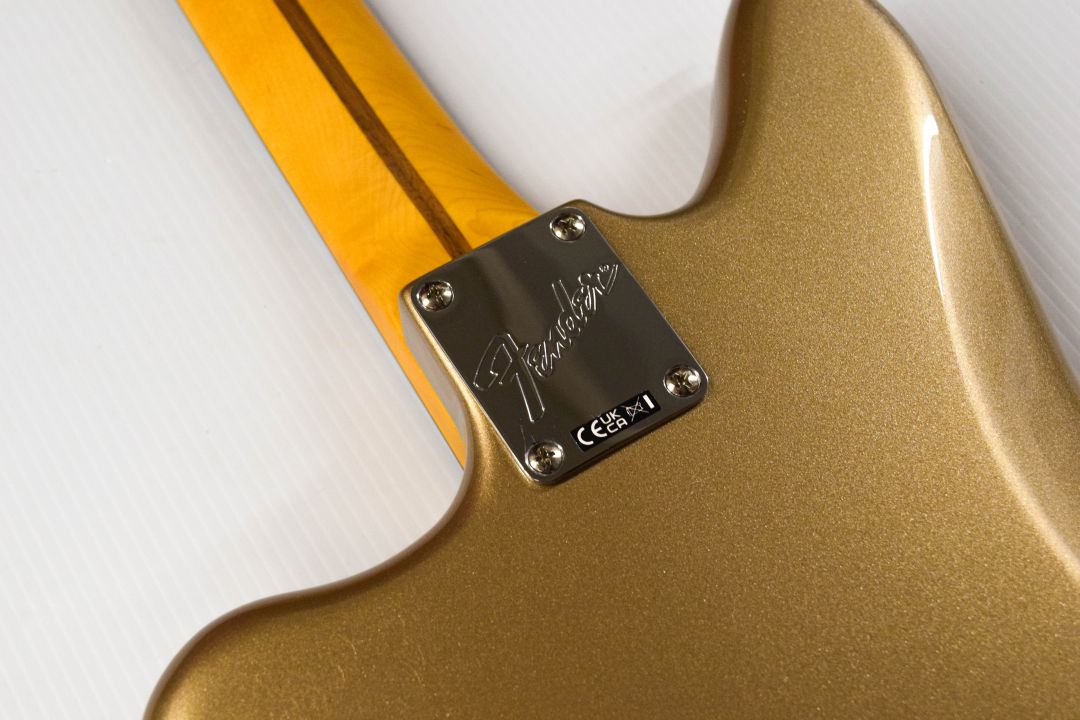 Fender American Professional Classic Jaguar - Faded Firemist Gold - Image 10