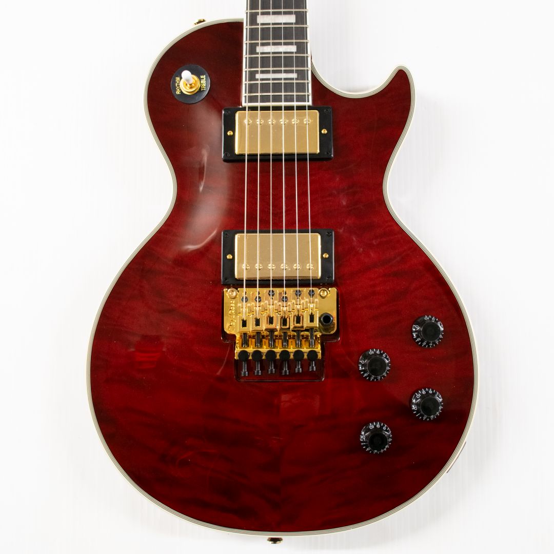Epiphone Alex Lifeson Les Paul Custom Axcess Electric Guitar - Ruby