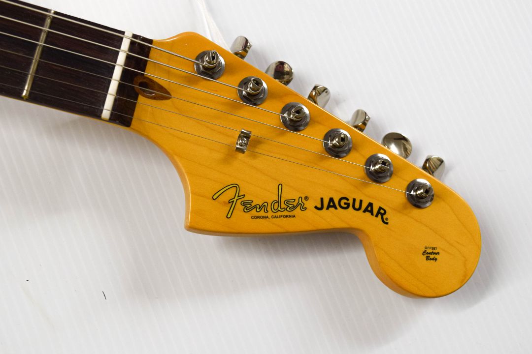 Fender American Professional Classic Jaguar - Faded Firemist Gold - Image 7