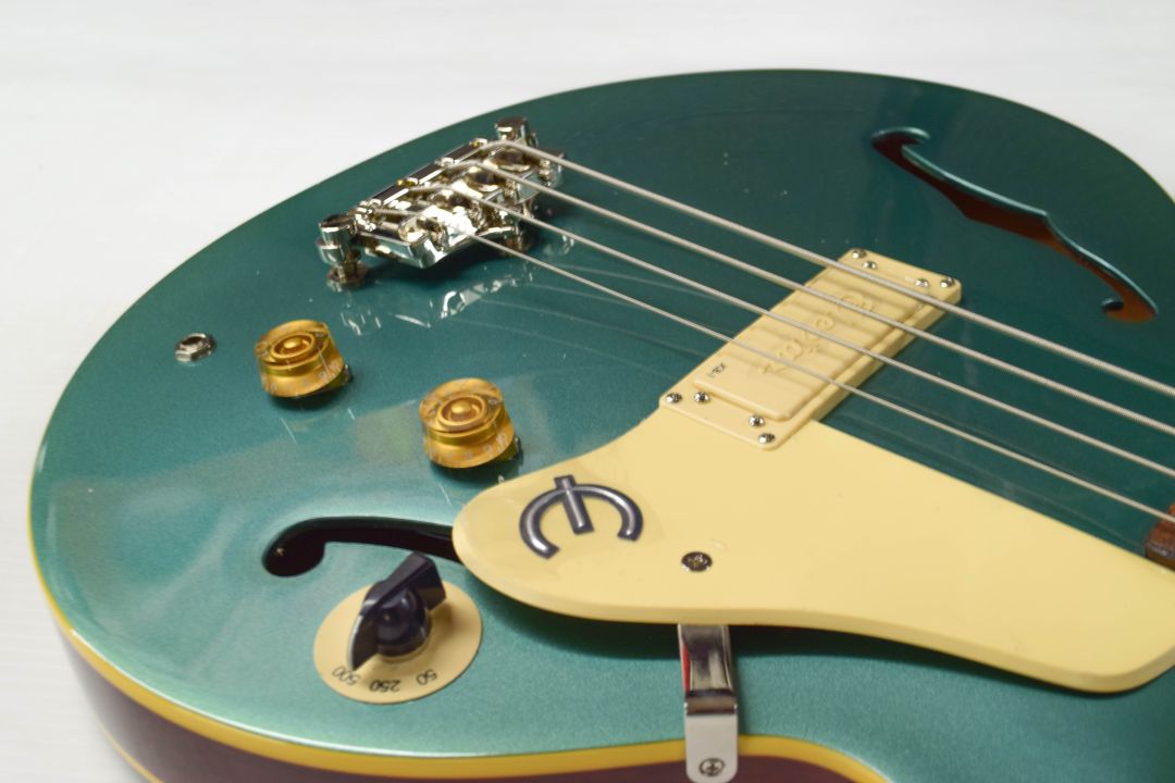 Epiphone Jack Casady Signature Bass with Laurel Fretboard - Faded Pelham Blue - Image 6
