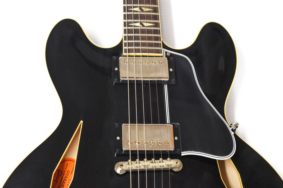 Gibson Custom 1964 Trini Lopez Standard Reissue VOS Semi-Hollow Electric Ebony - Image 2