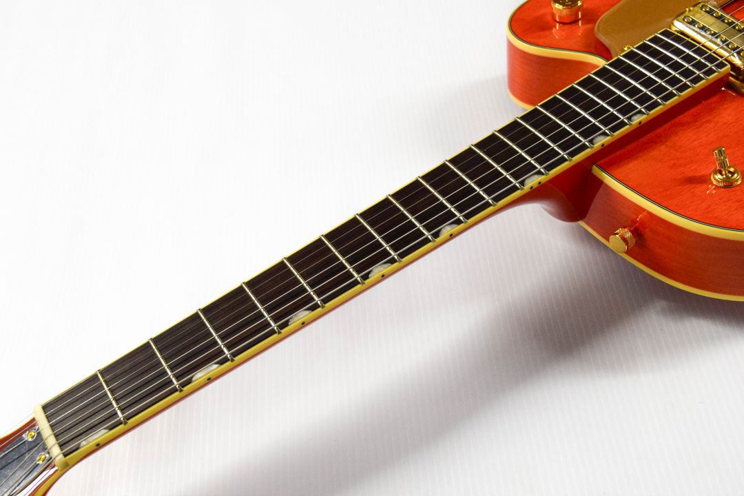 Gretsch Synchromatic Nashville Hollow-Body - '50s Orange Stain - Image 8