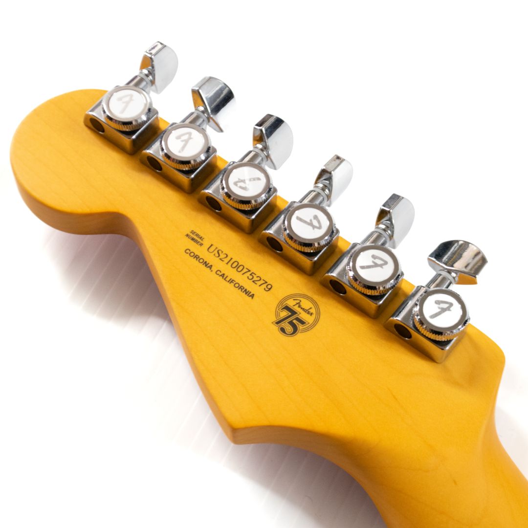 Fender American Ultra Luxe Stratocaster 2021 - Present - Plasma Red Burst - Image 9