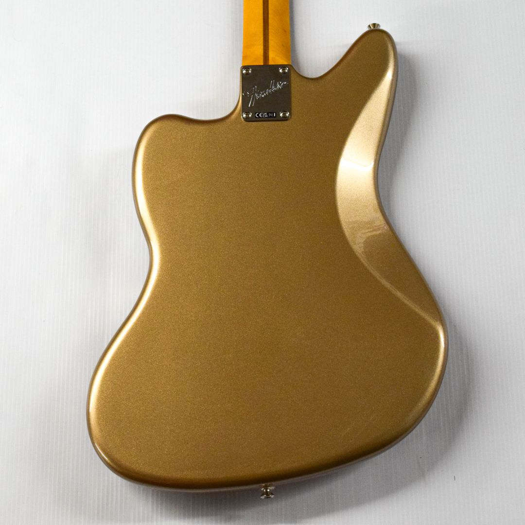 Fender American Professional Classic Jaguar - Faded Firemist Gold - Image 9