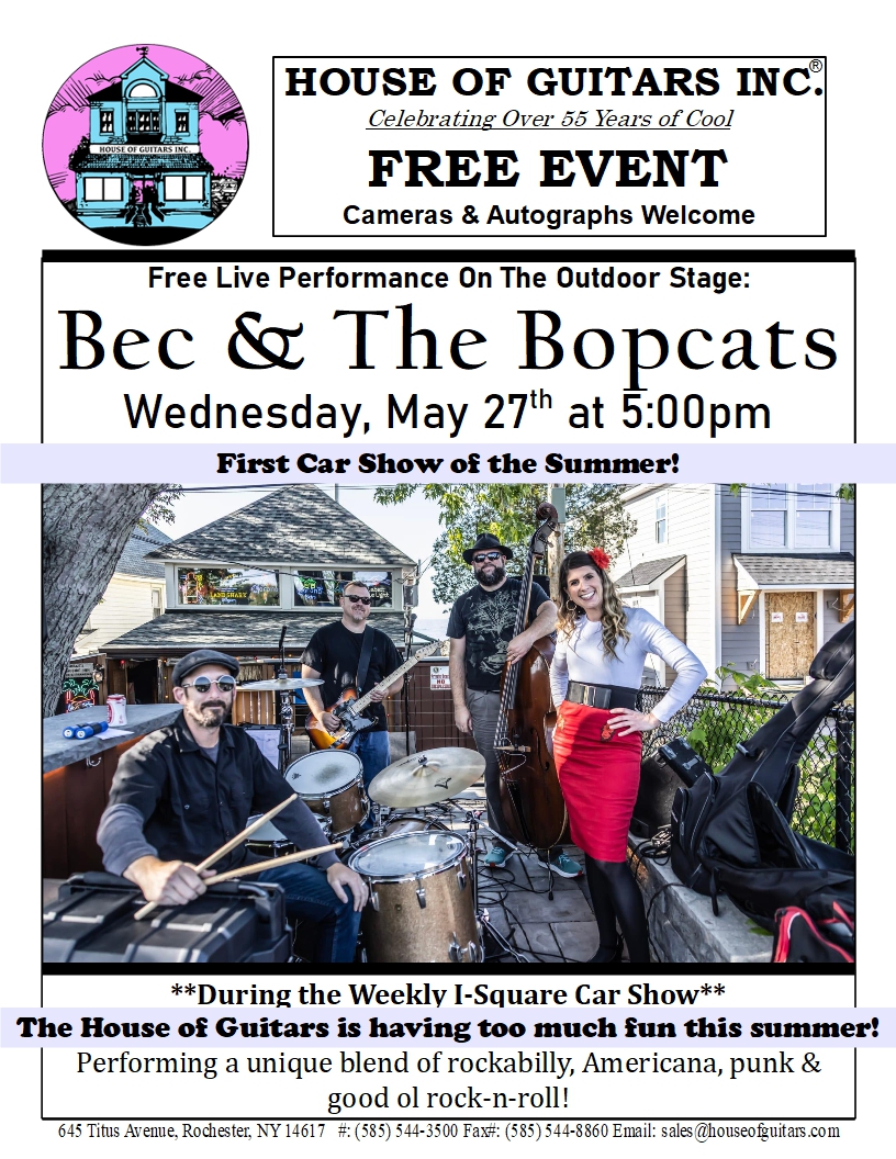 Bec & The Bopcats Car Show Kick-Off!