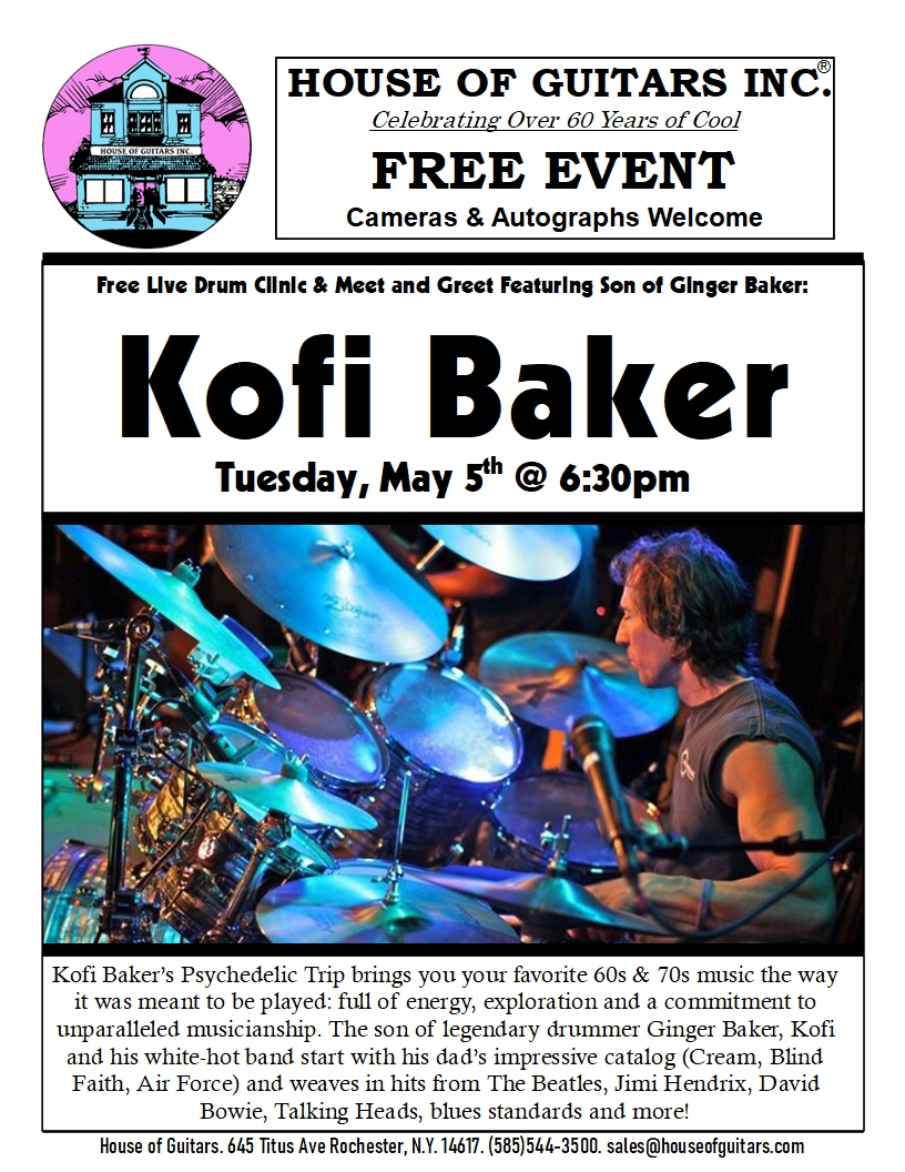 Kofi Baker Drum Clinic