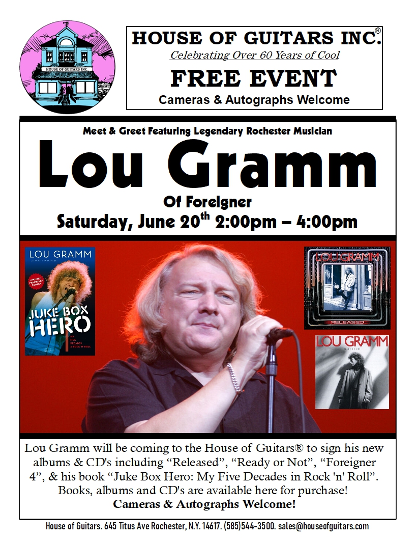 Lou Gramm Instore