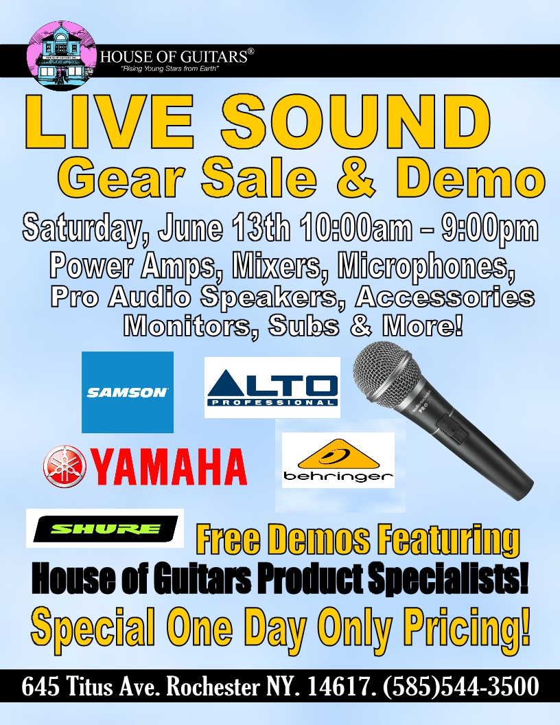 Live Sound Gear Sale