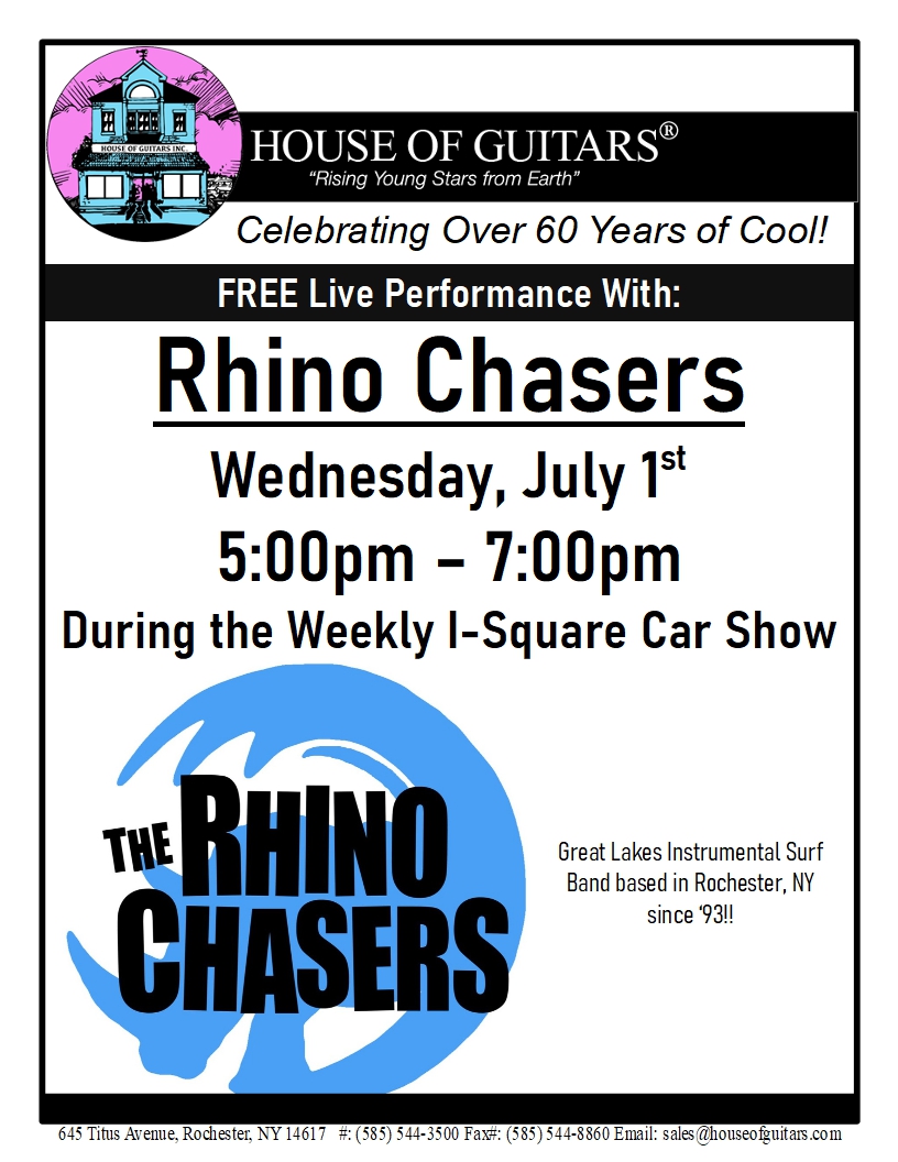 Rhino Chasers Live Performance