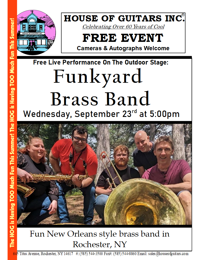 Funkyard Brass Band Car Show Performance