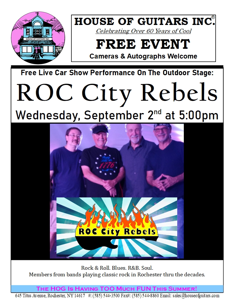 Roc City Rebels Live Car Show Performance