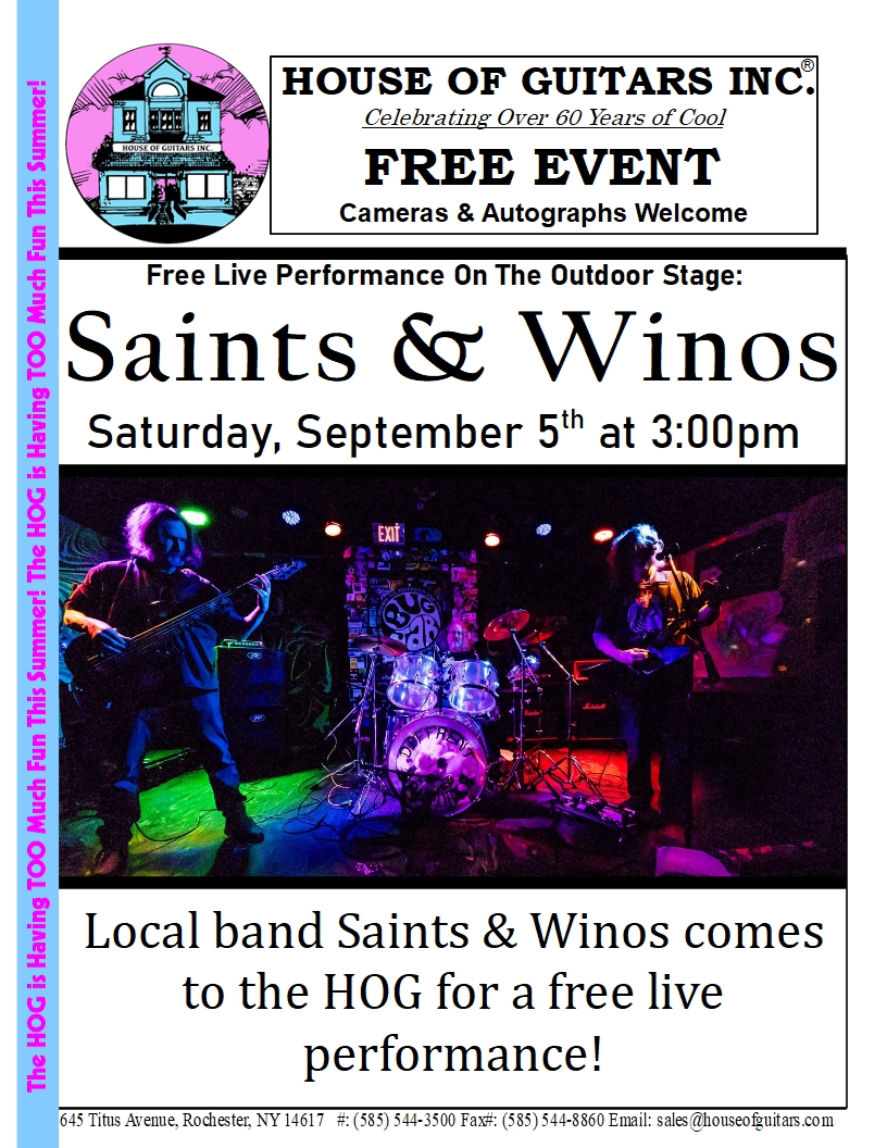 Saints and Winos Live