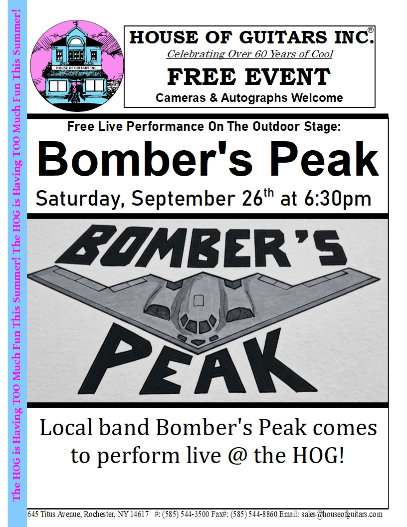 Bomber\'s Peak Live